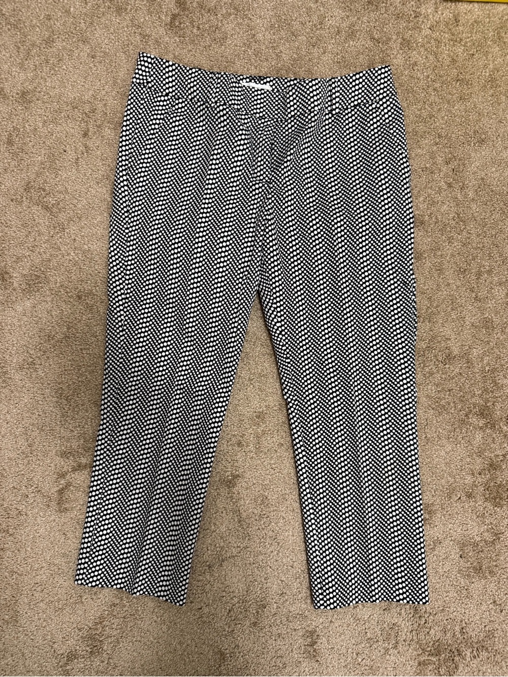 New York &‎ Company Polka Dot Dress Pants Size 8. F36